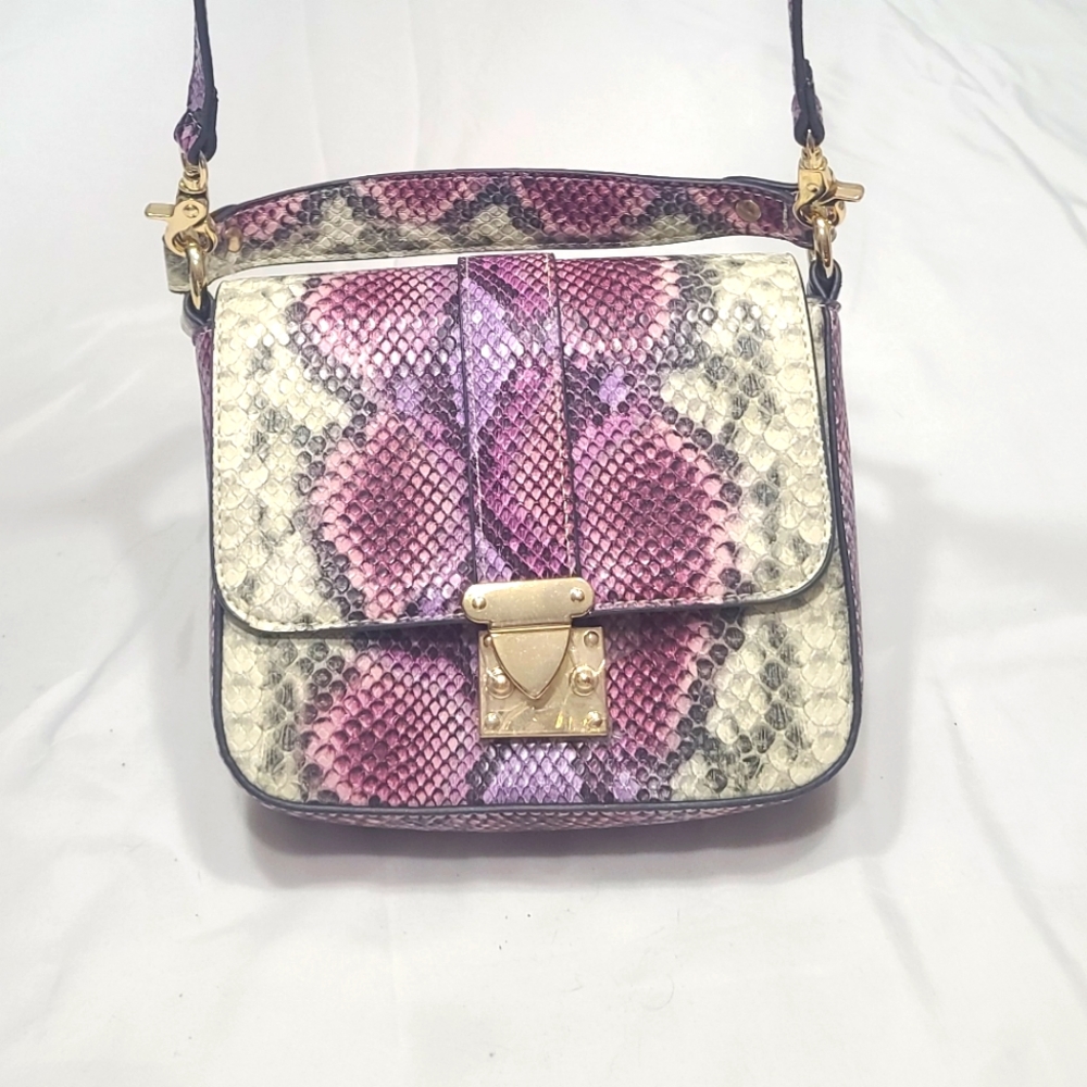 Cute faux snake skin mini purse